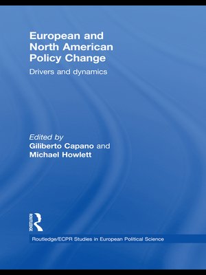 cover image of European and North American Policy Change